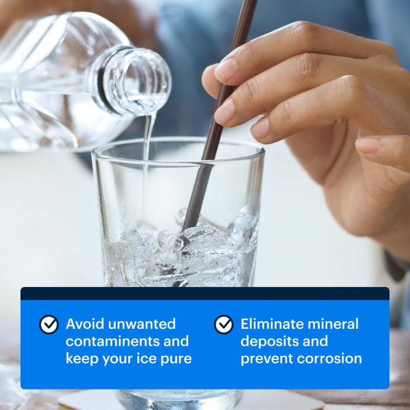 Essential Values Ice Machine Cleaner and Descaler 16 fl oz - Nickel Safe Countertop Ice Maker Cleaner - Compatible with Major Brands (Scotsman, KitchenAid, Affresh, etc.) - 6 pack - Image 2